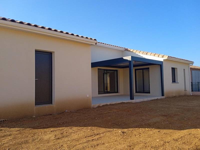 Maison plain-pied contemporaine en U à Saint Jean-de-Fos proche Clermont l'Hérault et Lodève