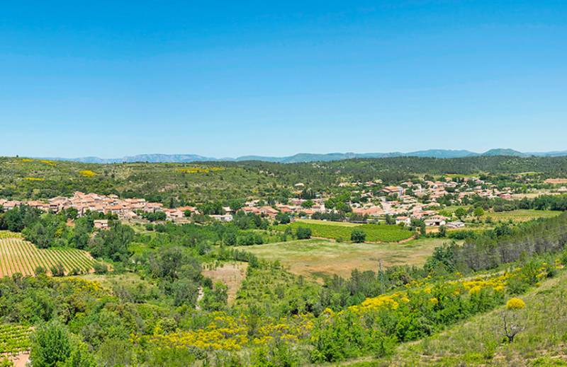 Maison contemporaine plain-pied 2 chambres avec ou sans garage sur terrain de 441 m² à CAZEDARNES, village situé entre Béziers et Narbonne