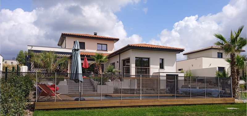 Villa contemporaine à étage LES MATELLES proche Montpellier