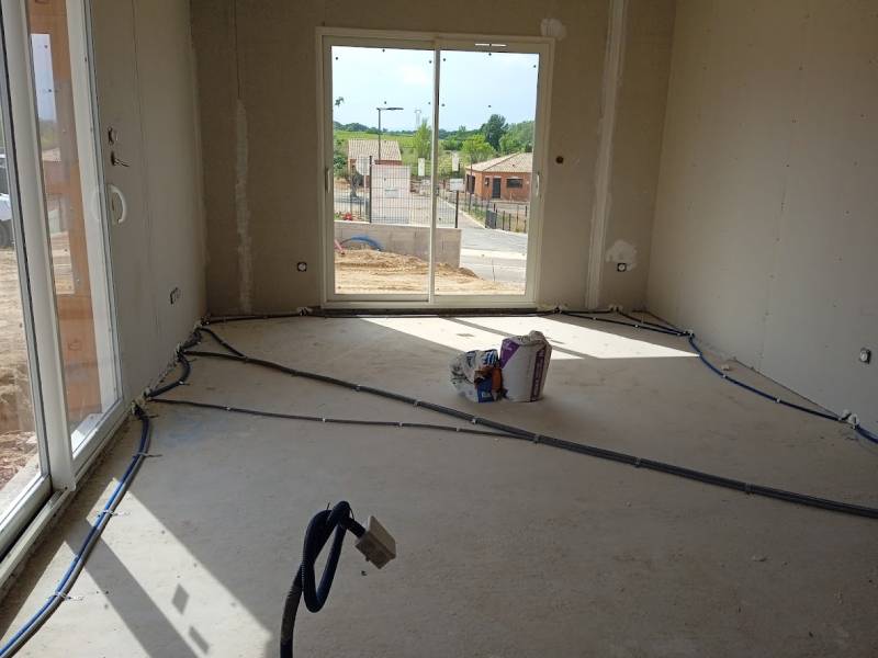 Maison plain-pied 3 chambres et 1 bureau à Montblanc proche Pézenas, Agde, A75 et Béziers