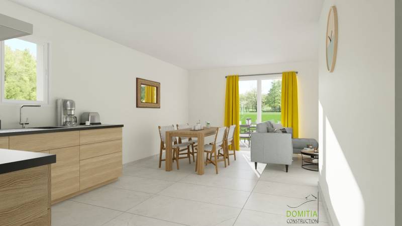 SAUVIAN : Maison à étage avec 3 chambres et 1 suite parentale au rez-de-chaussée sur terrain de 266 m² proche Béziers et Mer Méditerranée