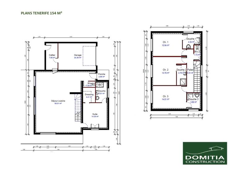 ESPONDEILHAN : Maison contemporaine avec grande pièce à vivre, cellier, grand garage et 4 chambres  sur grand terrain de 881 m² proche Béziers