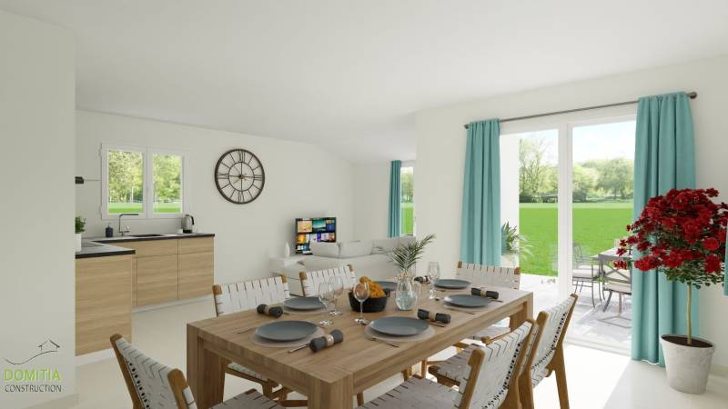 Exclusivité : Maison plain-pied 2 chambres sur terrain de 322 m² à SAINT THIBERY